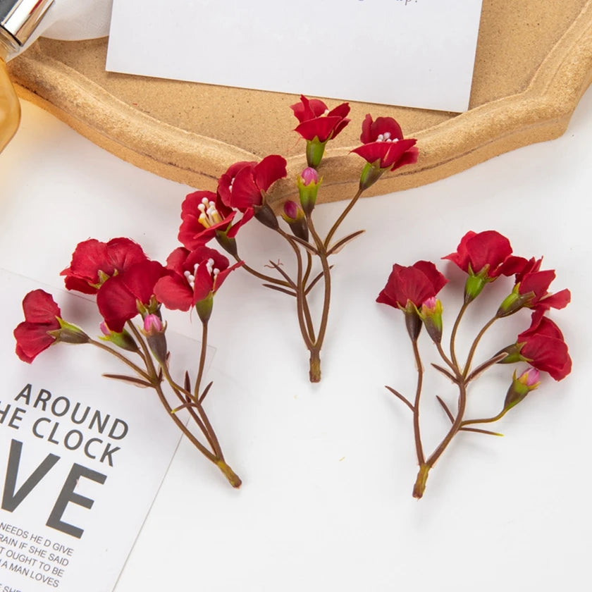 20Pcs Silk Hydrangea Artificial Flowers – Wedding & Party Decor Artificial Silk Flowers Babs
