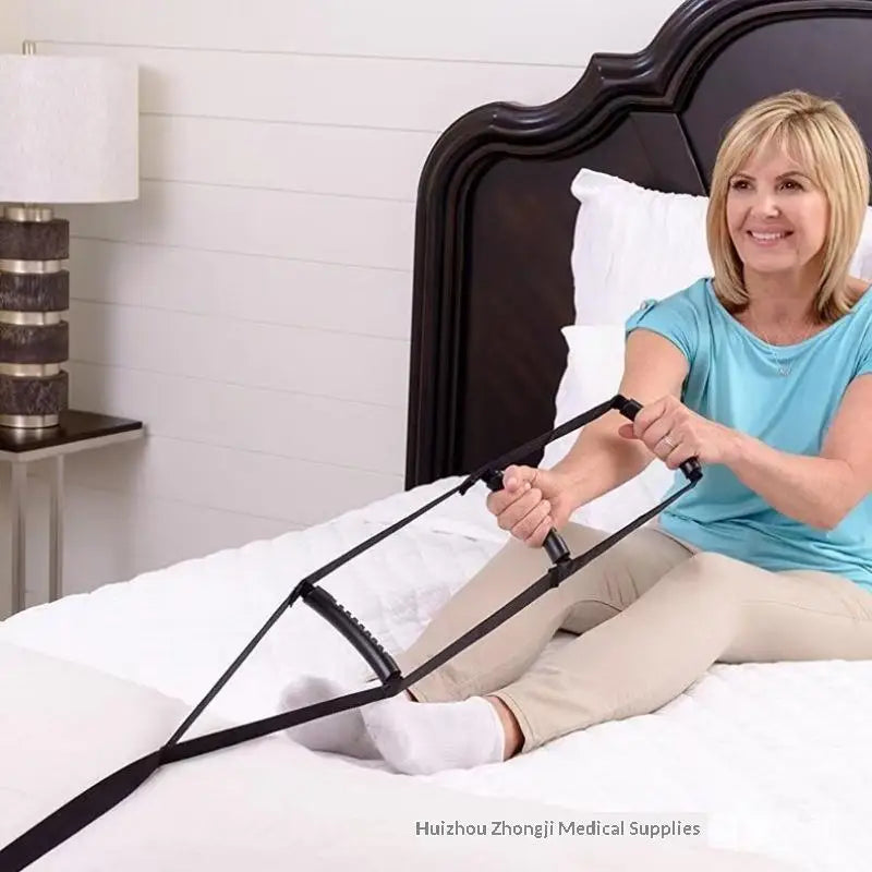 Adjustable Bed Assist Strap with Handrails – Sit Up Aid Bed Assist Strap Babs