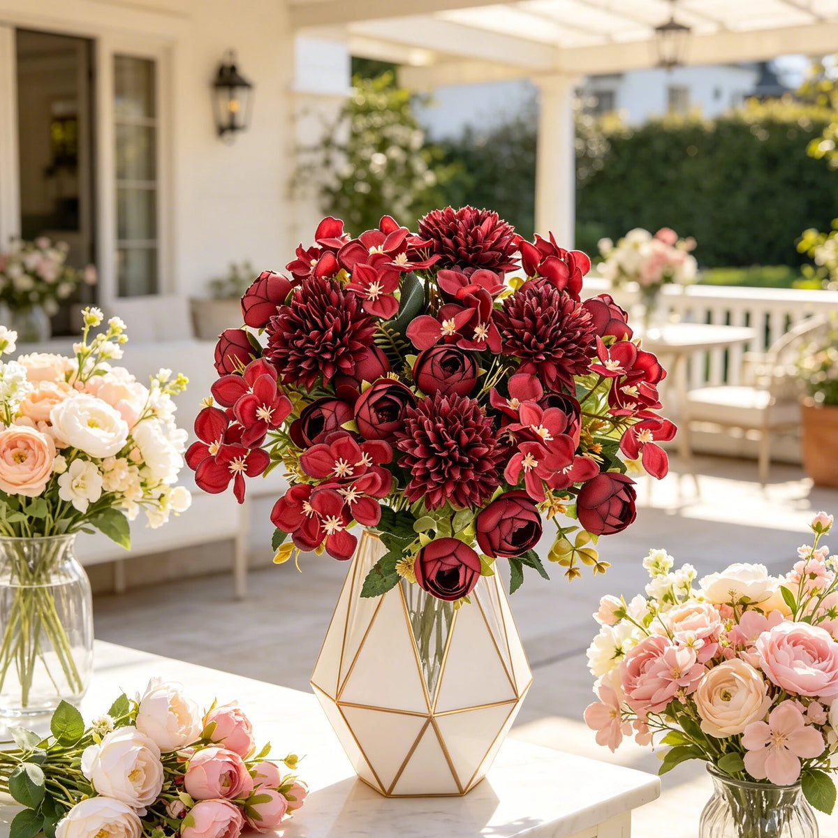 Artificial Silk Hydrangea Flowers – Wedding & Home Décor Artificial Flowers Babs
