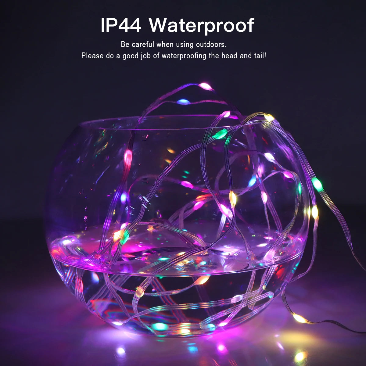 RGBIC Bluetooth LED Fairy String Lights USB – Dream Color LED Fairy String Lights Babs 5M