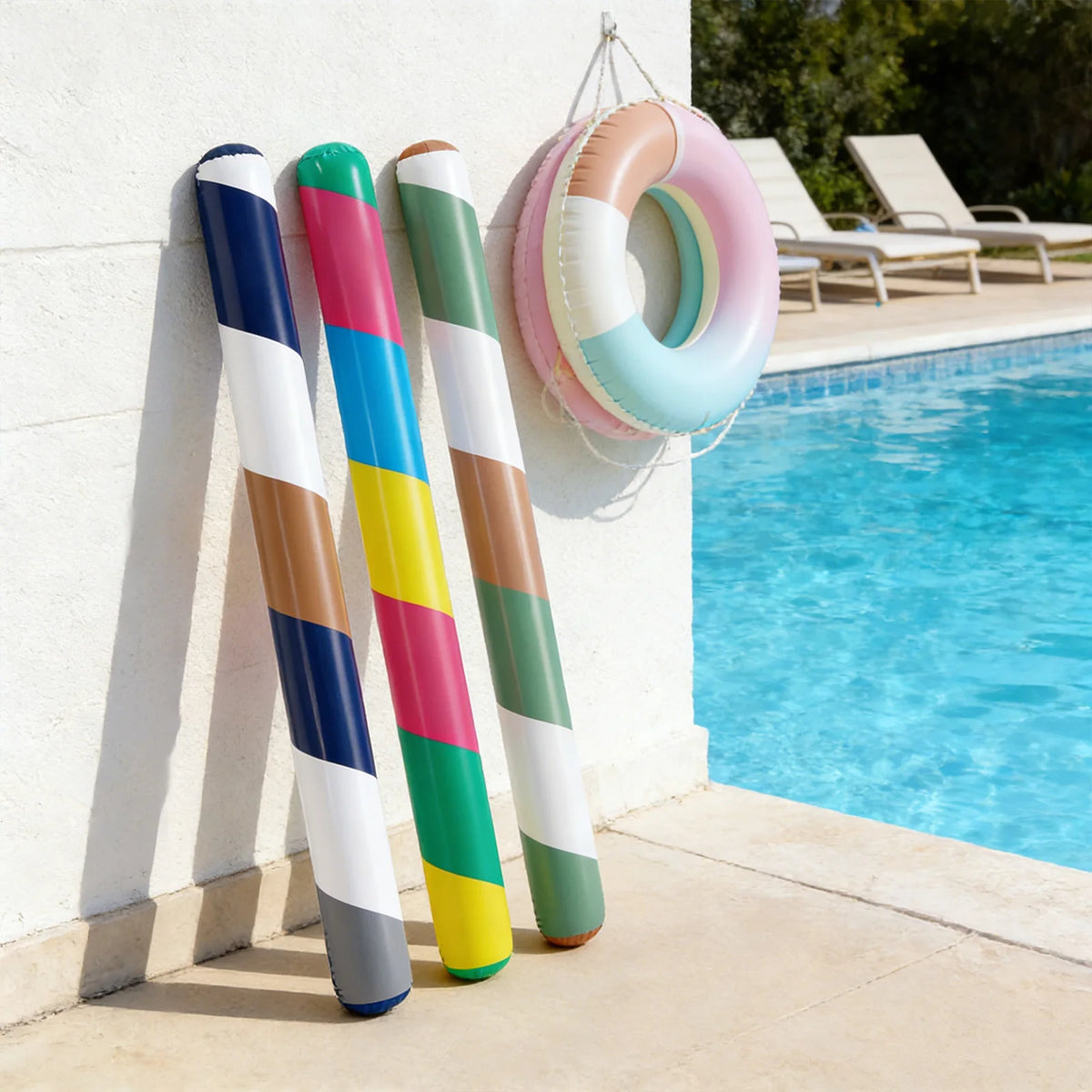 Foam Pool Noodle Floatation Stick – Strong Buoyancy Water Fun Pool Noodle Float Babs