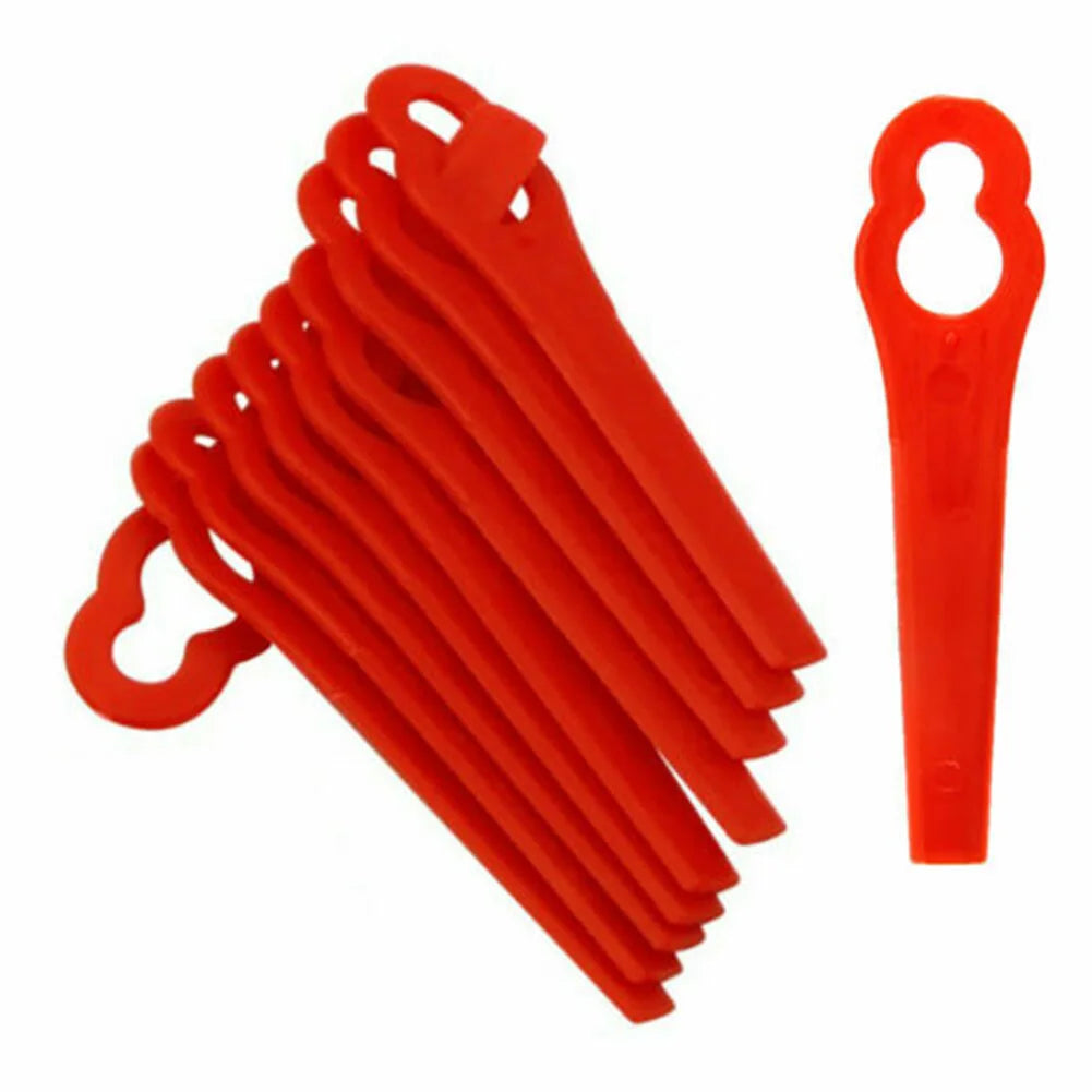 50Pcs Plastic Grass Trimmer Blades for KULLER & OZITO Mowers Trimmer Replacement Blades Babs