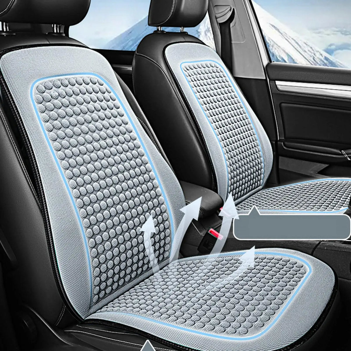 Breathable Cooling Car Seat Cover – Universal Sweatproof Mat Car Seat Cover Babs
