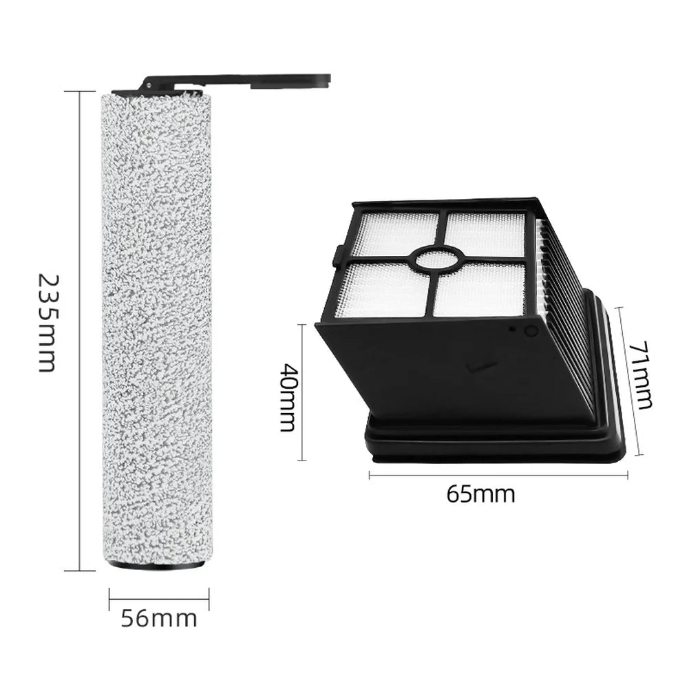 HEPA Filter & Roller Brush Kit for Lubluelu BVC-T8A Vacuum Vacuum Cleaner Accessories Babs