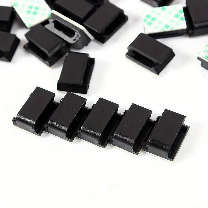 50PCS Plastic Car Cable Tie Clips – Wire & Cord Organizer Car Cable Clips Babs