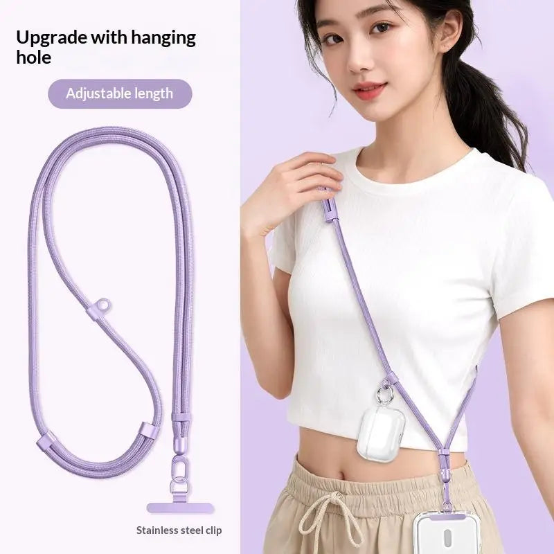 Adjustable Neck Phone Lanyard – Anti-Drop 360° Rotation Crossbody Phone Neck Lanyard Babs A6