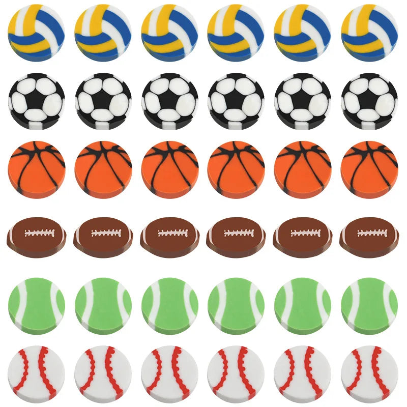 Sports Mini Erasers Bulk 50/100 Pcs – Kids Party Favors Novelty Mini Erasers Babs