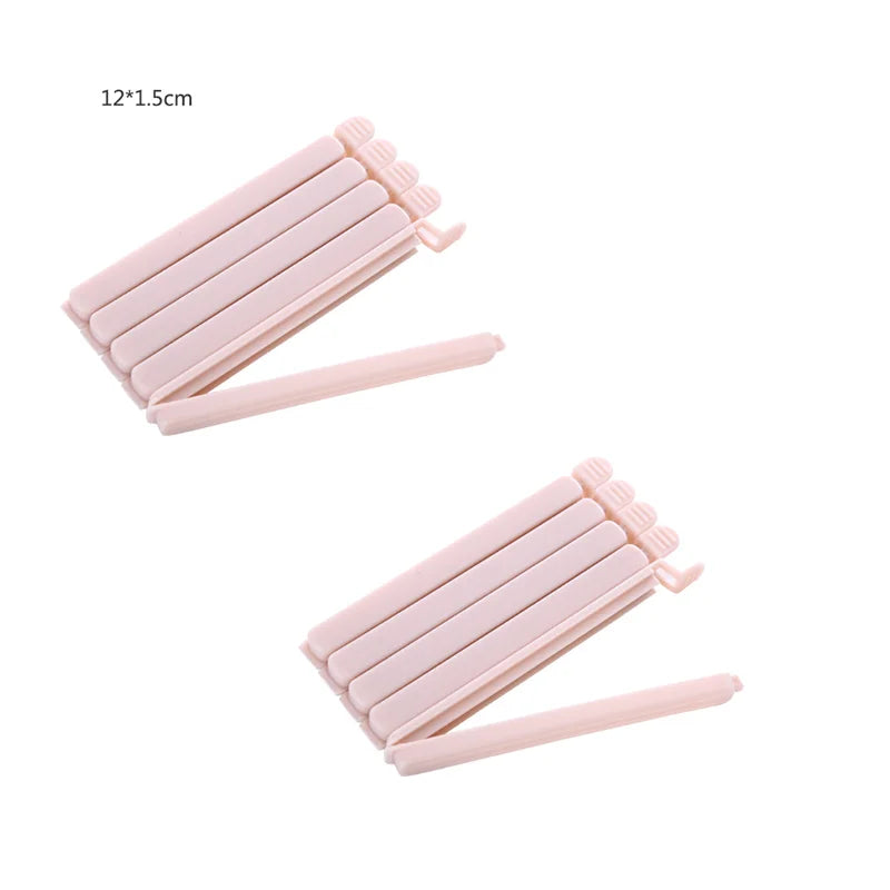5-Pack Colorful Food Bag Sealing Clips | Kitchen Storage Food Bag Clips Babs 12cm Pink