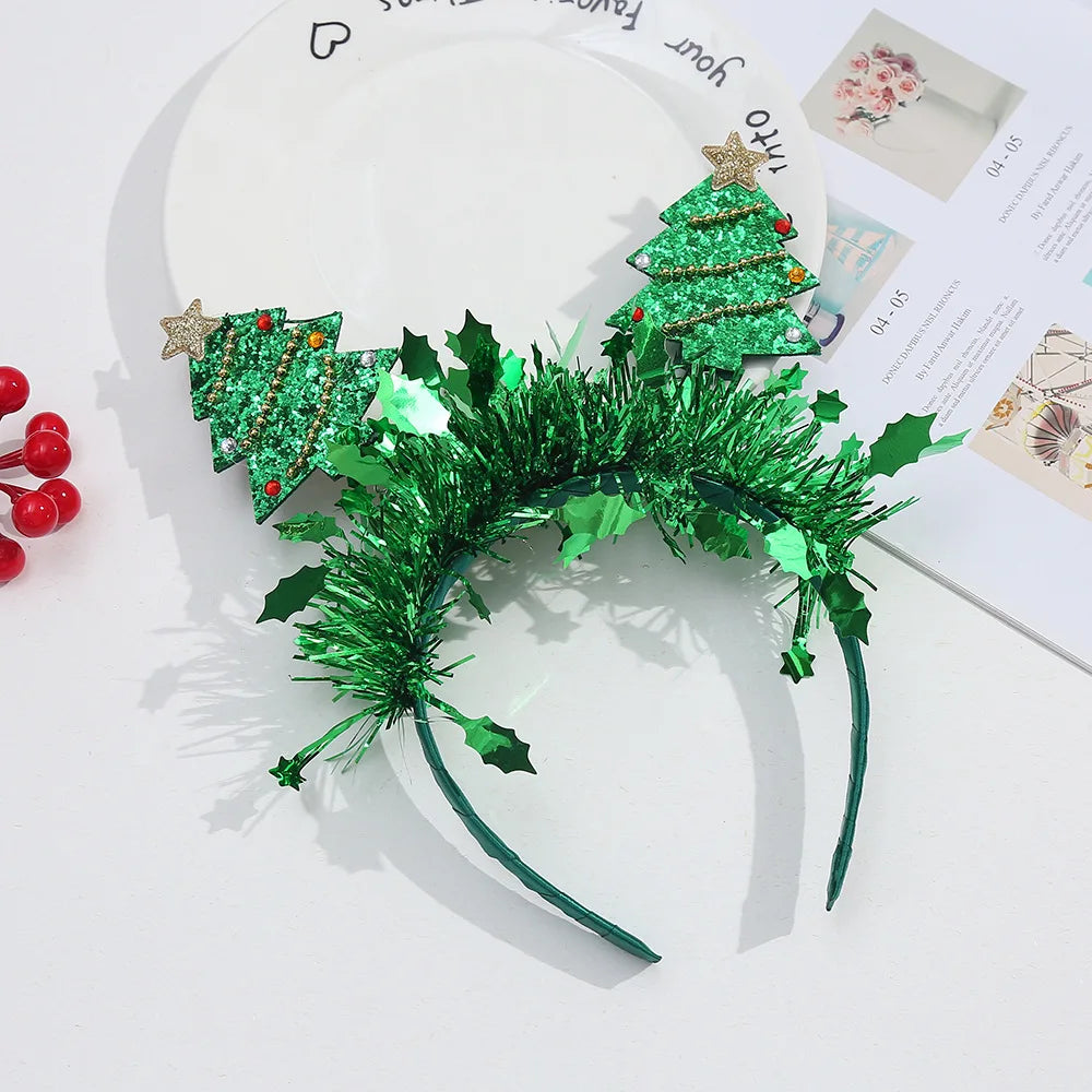Sparkly Tinsel Pom-Pom Party Headbands for Kids – 12 Pack Party Headband Set Babs 4