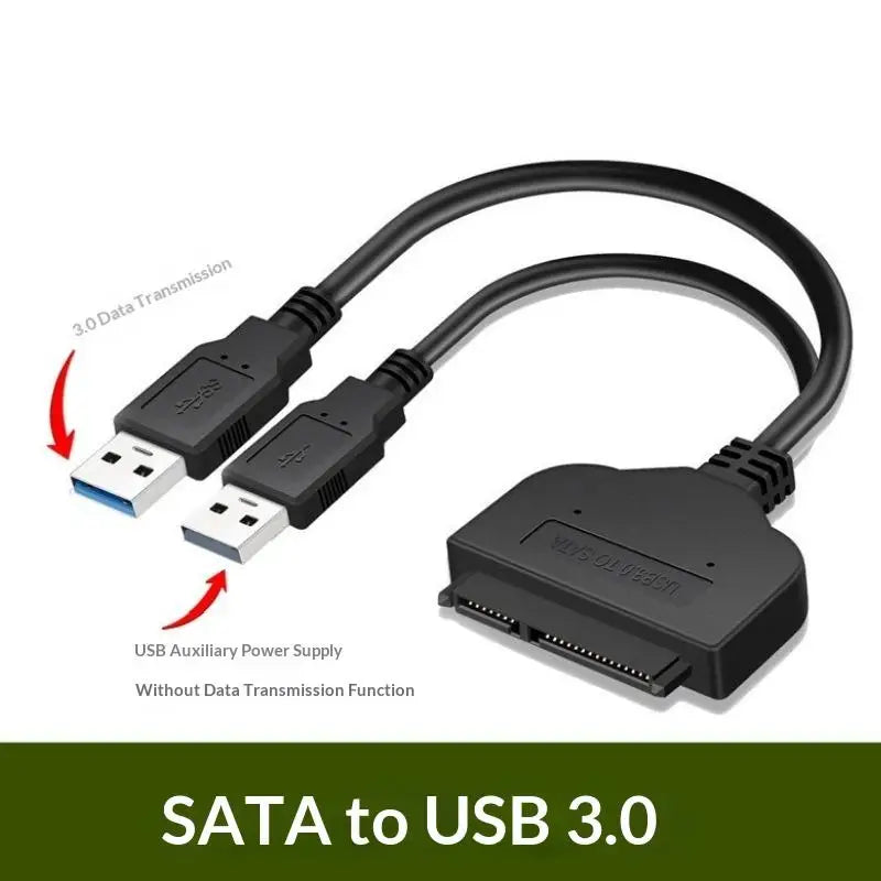 SATA to USB 3.0 Adapter Cable for 2.5" SSD & HDD Hard Drive Adapter Cable Babs