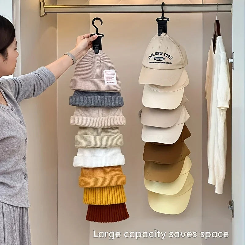 71.5cm Hat Rack – Holds 8 Caps, Closet Wardrobe Organizer Hat Storage Rack Babs