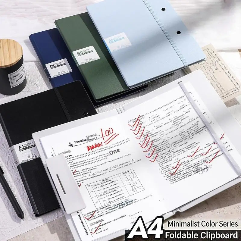 Foldable A4 to A5 Folder Board – Document File Organizer Foldable File Folder Babs