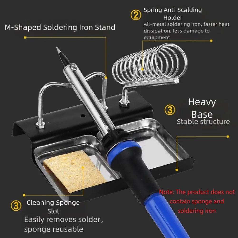 Dual Rack Soldering Iron Stand & Holder – DAZZLEEX Metal Soldering Iron Stand Babs