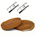 Elastic No-Tie Shoelaces 100cm with Buckles | Babs Elastic Shoelaces Babs Brown
