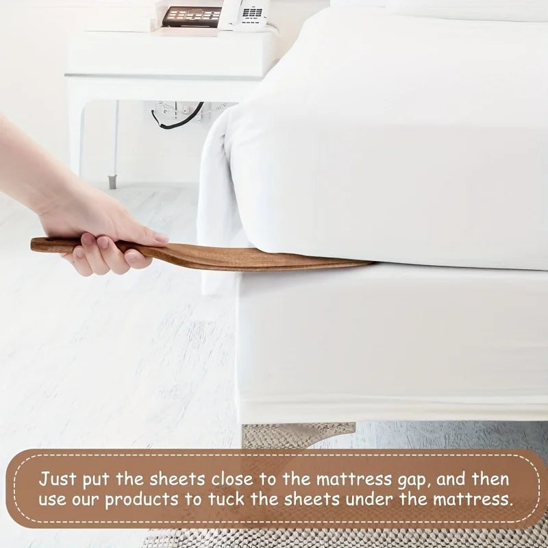 Wooden Mattress Skirt Organizer – Durable & Hand Washable Bed Skirt Organizer Babs