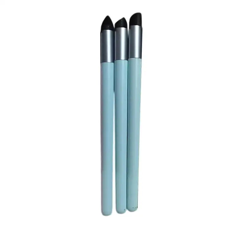 3-Piece Sponge Art Pens for Oil Painting, Shading & Sketching Sponge Art Pen Set Babs A1 Blue