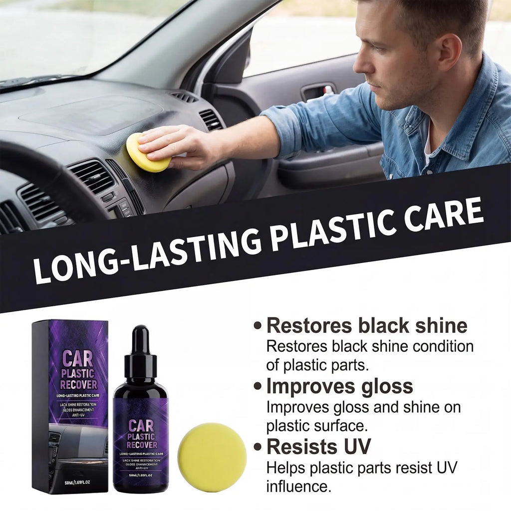 Car Trim Restorer Wax Coating – Back to Black Gloss Polish Car Trim Restorer Babs
