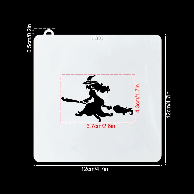Halloween Cookie Cake Stencils – Fondant Mold Baking Tool Cookie Stencil Mold Babs