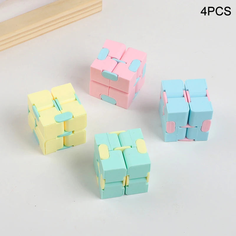 Infinite Magic Puzzle Cube – Party Favor & Gift Toy for All Ages Magic Puzzle Cube Babs 4pcs mix