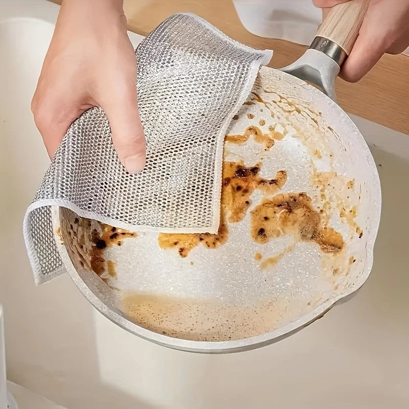 20pcs Stainless Steel Mesh Scrubber Pads – Kitchen Cleaning Kitchen Scrubber Pads Babs