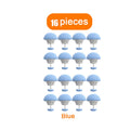 Mushroom Quilt Clips Non-Slip Blanket Fastener Holder 4/8/16pcs Bedding Clip Holder Babs 16pcs Blue