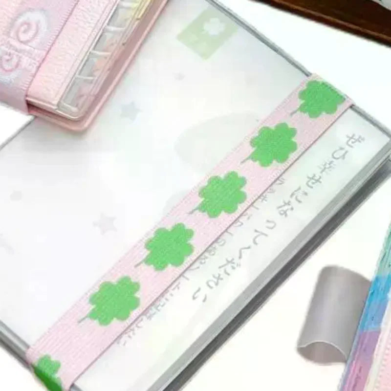 Adjustable Elastic Notebook Strap – Cute Star Binder Band Notebook Binder Strap Babs