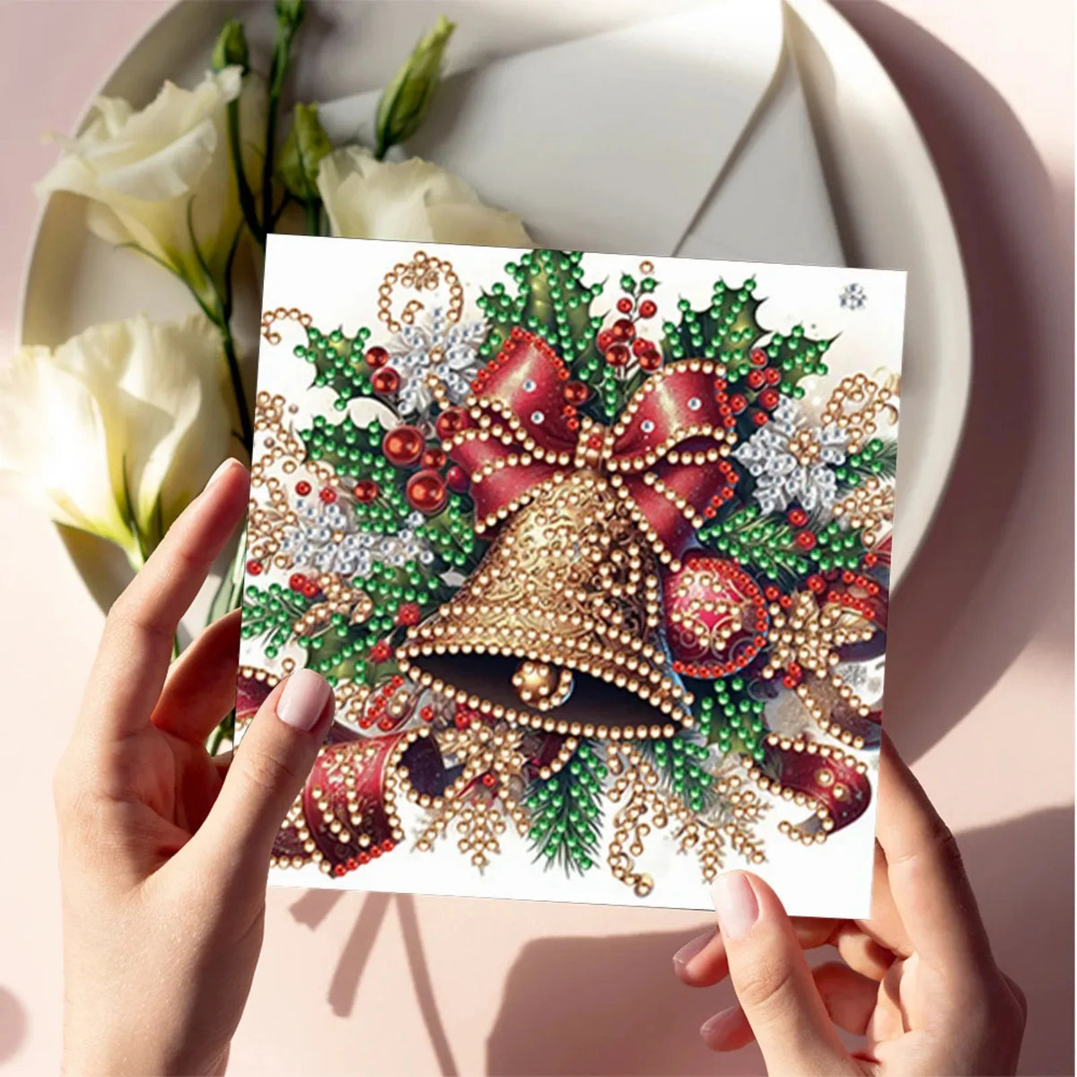 5D DIY Diamond Art Painting Greeting Card Set – 6 Pack DIY Greeting Card Kit Babs