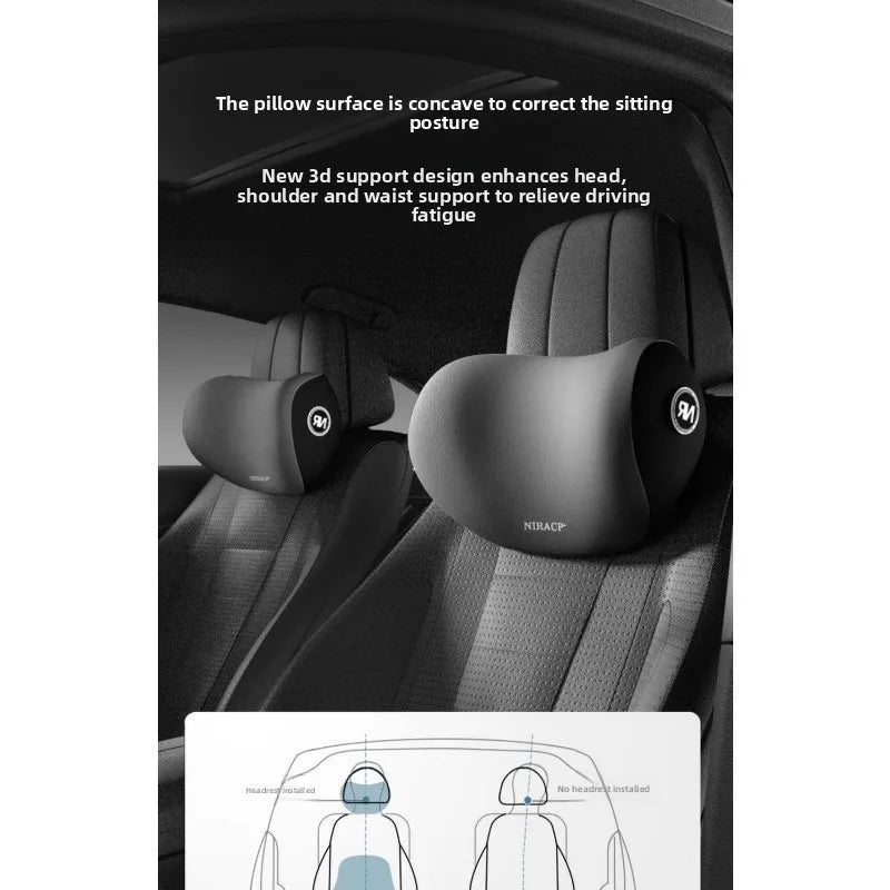 Memory Foam Car Neck Pillow – Auto Headrest Support Cushion Car Neck Pillow Babs