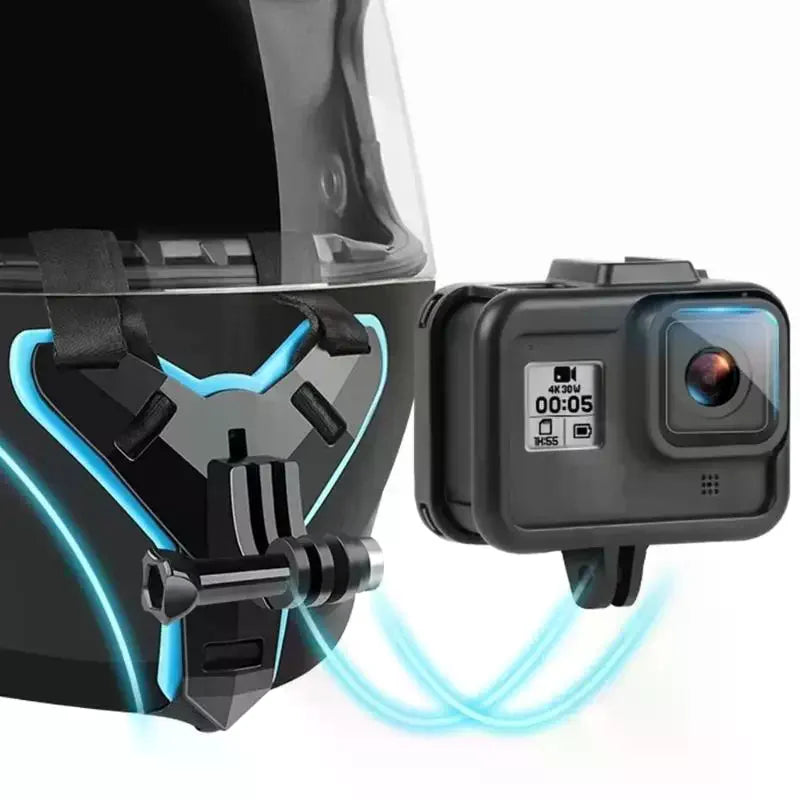 Helmet Chin Mount Strap for GoPro, Action & Insta360 Cameras Helmet Camera Mount Babs