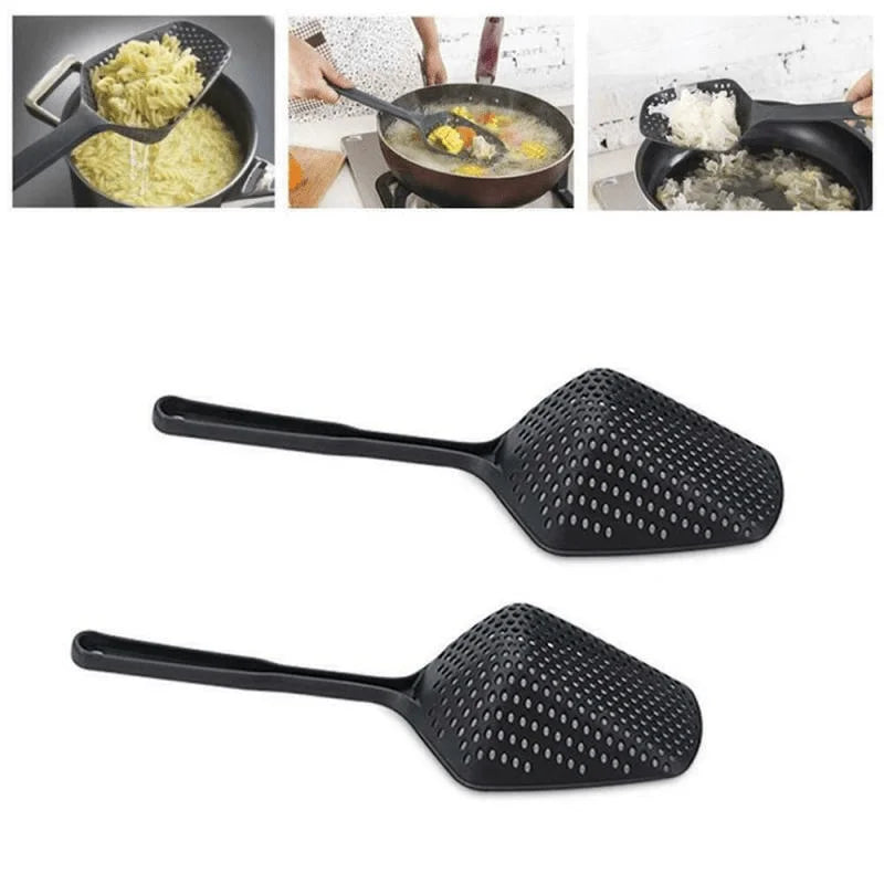 Creative Cooking Spatula Food Strainer Spoon & Drain Gadget Kitchen Strainer Spoon Babs