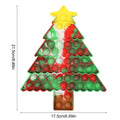 Santa Claus Xmas Tree Pop Fidget Toy – Kids Holiday Gift Holiday Fidget Toy Babs D