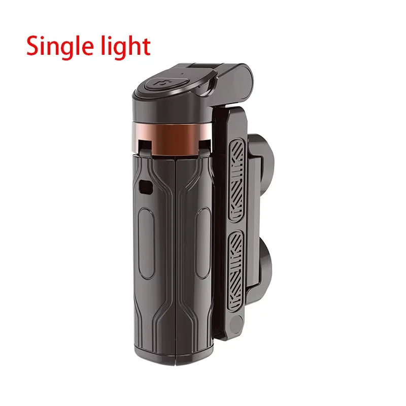 Mini Selfie Stick with Bluetooth Remote & Universal Phone Mount Selfie Stick Babs Black Single Light