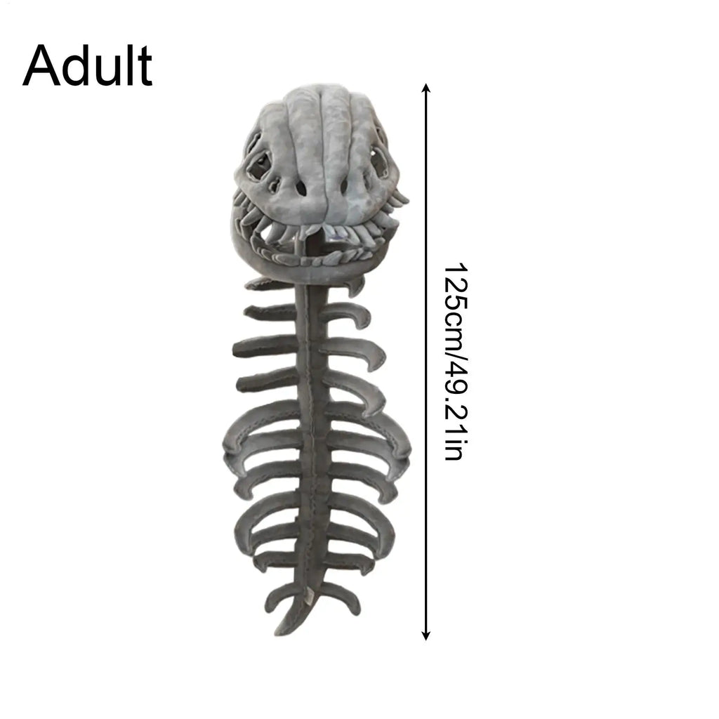 Dinosaur Skeleton Plush Costume – Kids & Adults Halloween Cosplay Halloween Costume Babs