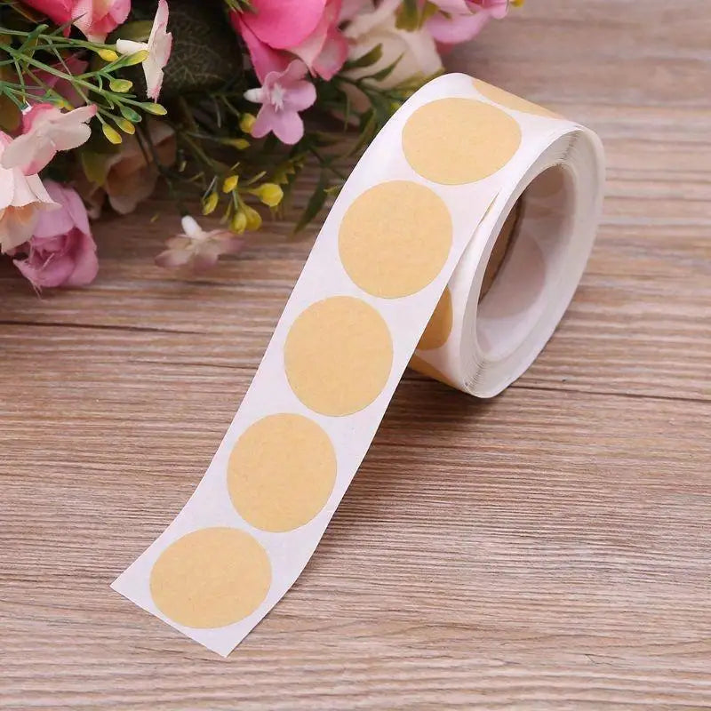 500pcs Kraft Paper Circle Labels – Vintage DIY Gift Stickers Craft Label Stickers Babs
