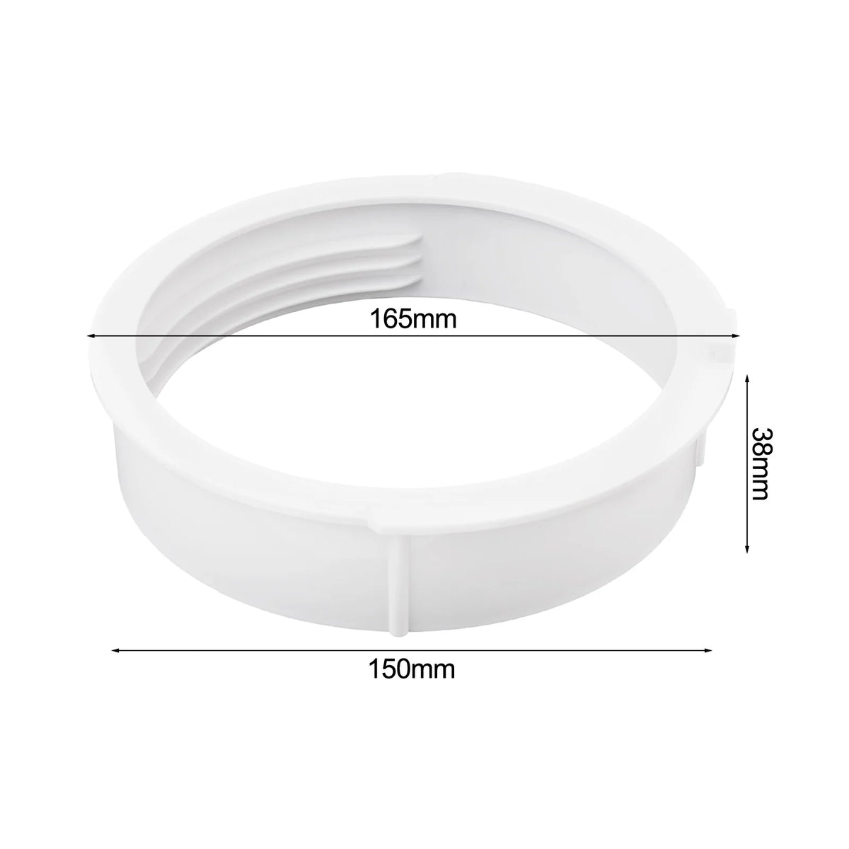 Portable AC Exhaust Hose Connector 15cm ABS Duct Interface AC Exhaust Connector Babs