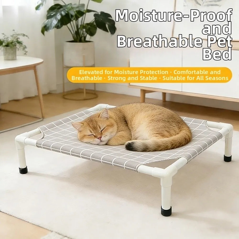 Elevated Cat Bed – Detachable Moisture-Proof All-Season Pet Cot Elevated Pet Bed Babs