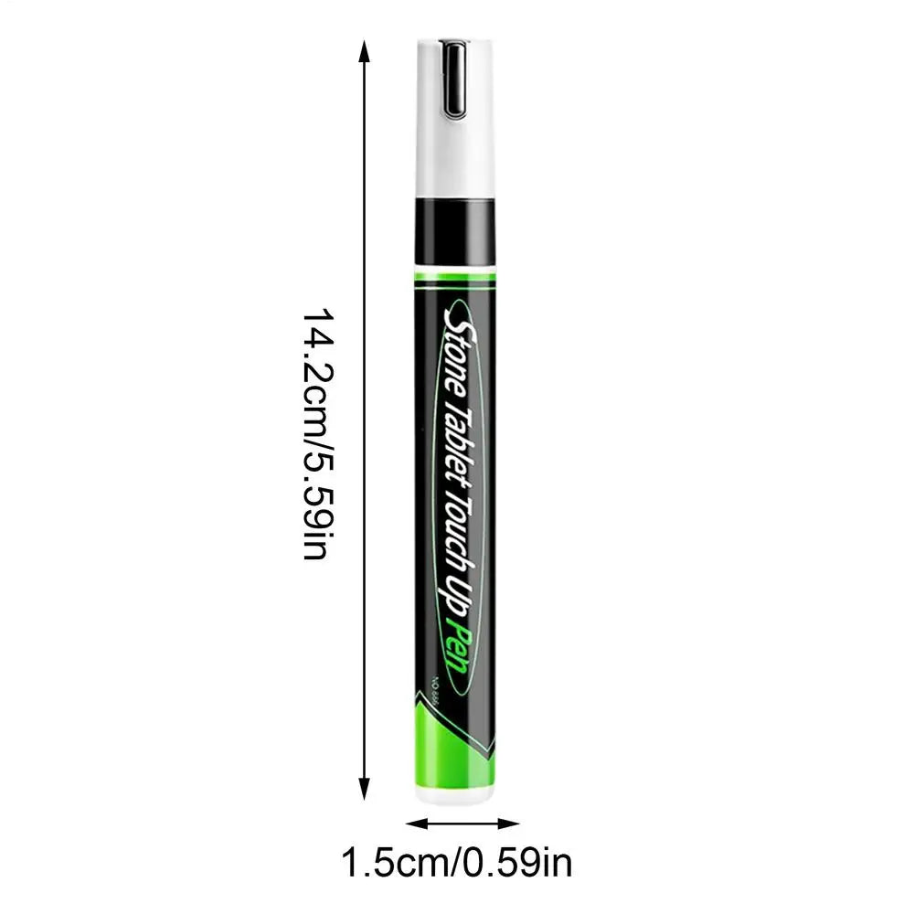 Weatherproof Touch-Up Paint Pen – Stone, Granite & Metal Paint Marker Pen Babs Black 1pcs