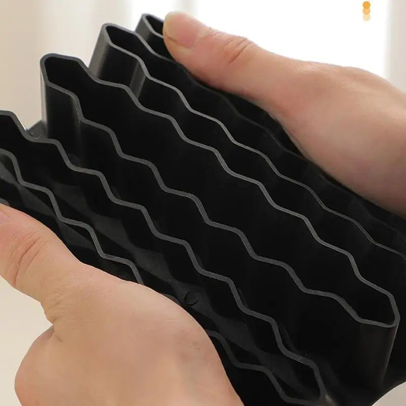 Silicone Wave Pen Holder | Desktop Brush & Pencil Organizer Desktop Pen Organizer Babs