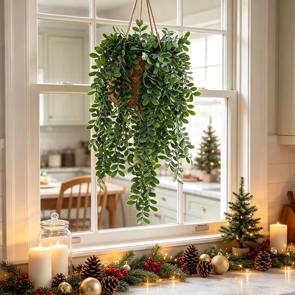 Artificial Plastic Leaf Garland – Party & Holiday Vine Decor Artificial Leaf Garland Babs