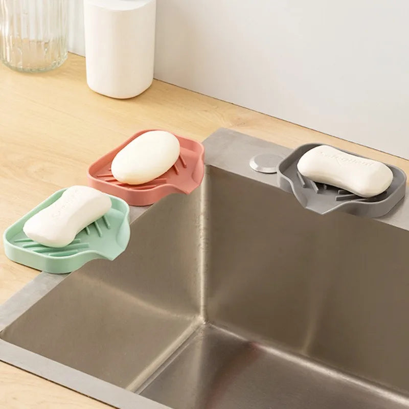Silicone Sink Sponge Holder – Auto-Draining Kitchen Organizer Sink Sponge Holder Babs