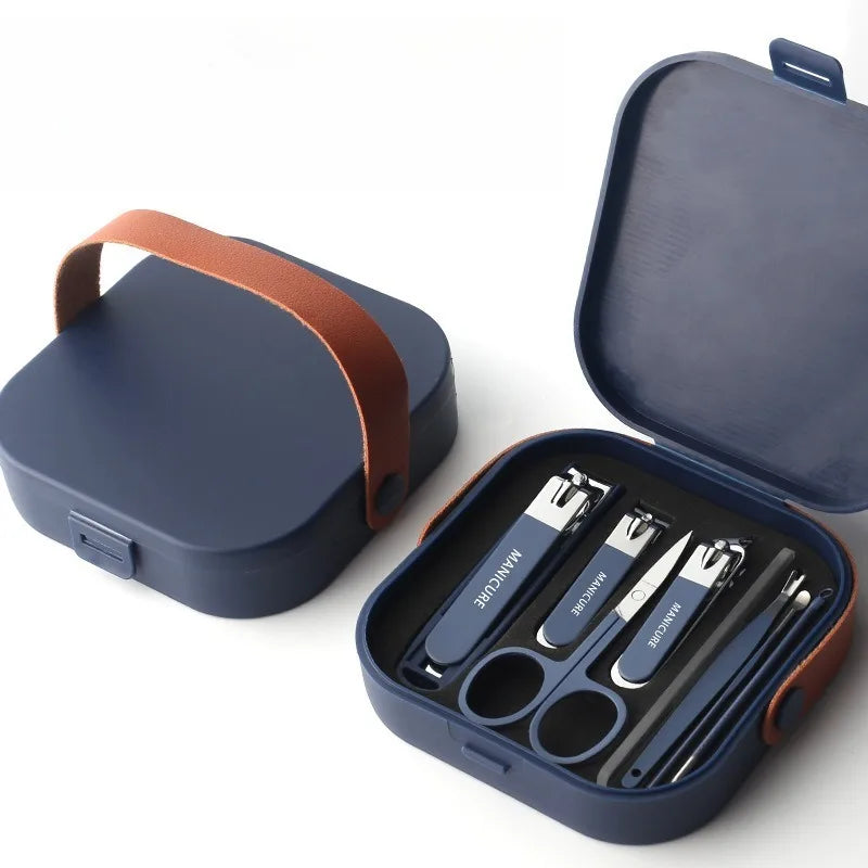 8-Piece Stainless Steel Nail Clipper Set – Anti-Splash Kit Nail Clipper Set Babs