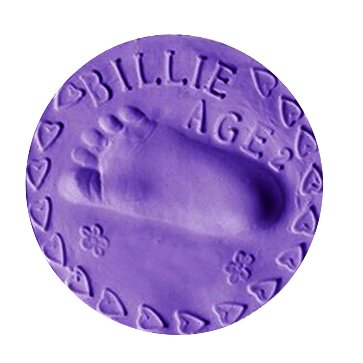 Baby Handprint & Footprint Air Dry Clay Casting Kit 20g Baby Keepsake Kit Babs purple