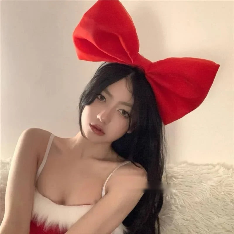 3D Oversized Bow Hair Hoop – Cute Fabric Headband for Women Bow Hair Headband Babs