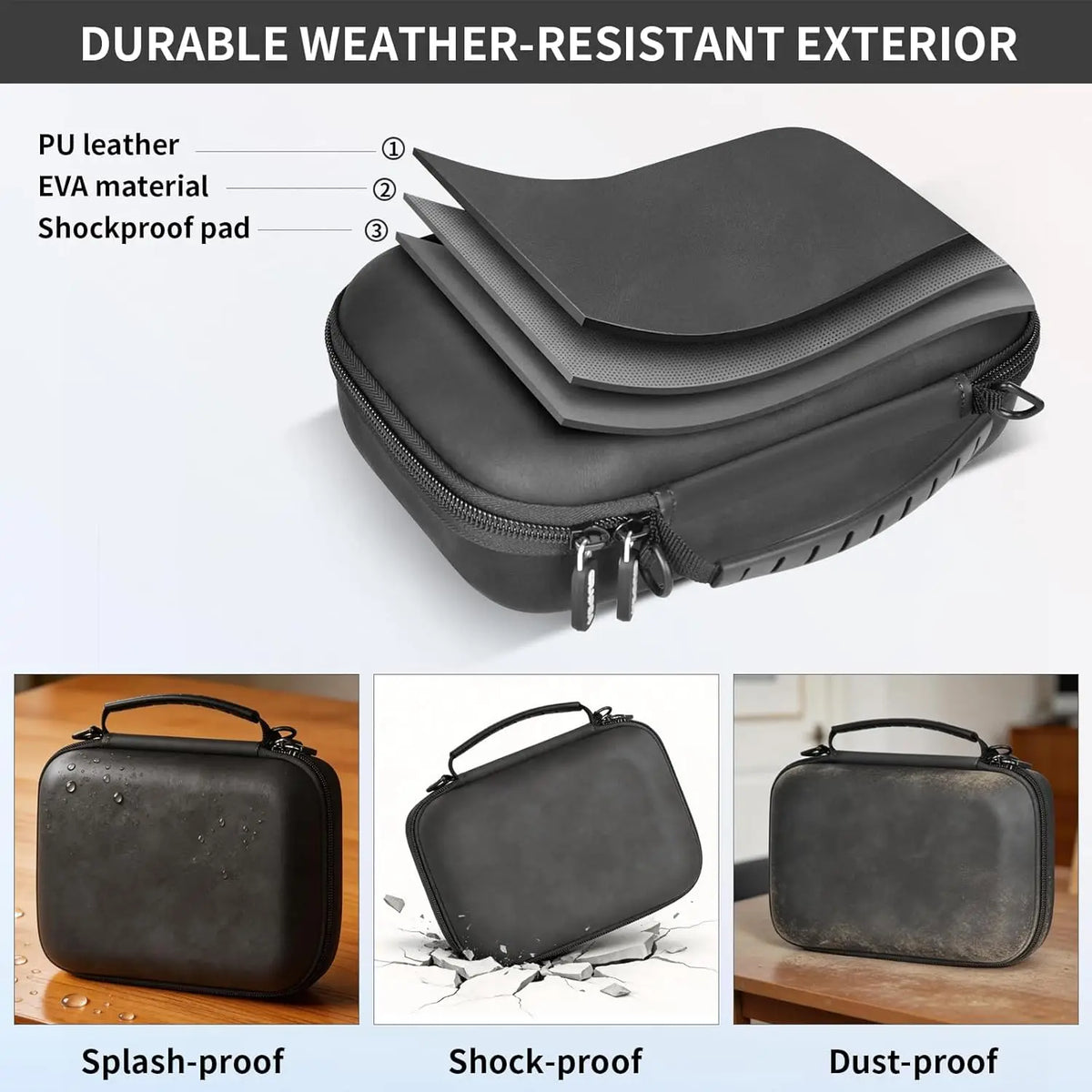 Hard Travel Case for DJI Osmo Mobile 8/7P/7 Gimbal Stabilizer Gimbal Carrying Case Babs
