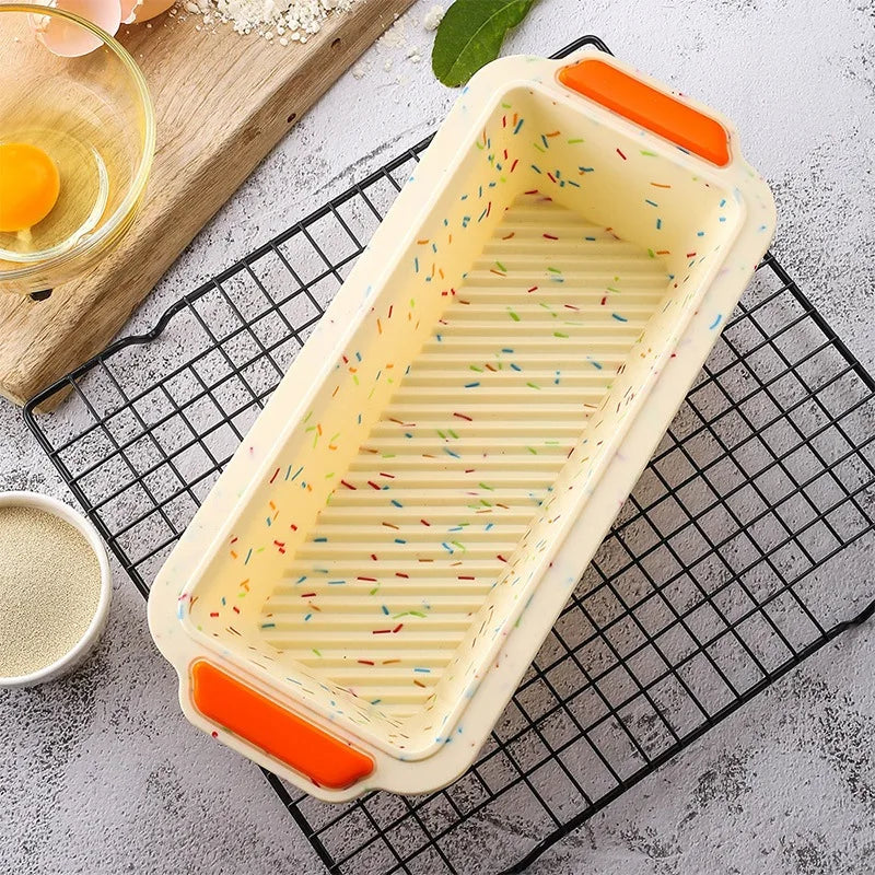 Silicone Rectangular Bread Pan & Cake Mold – Non-Stick Bakeware Silicone Bread Pan Babs