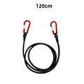 Heavy Duty Bungee Cord with Carabiner Hooks – Camping & Kayak Bungee Cord Babs 120cm