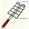 Metal BBQ Corn & Multi-Use Grilling Basket – Easy-Flip Rack BBQ Grilling Basket Babs 1pc