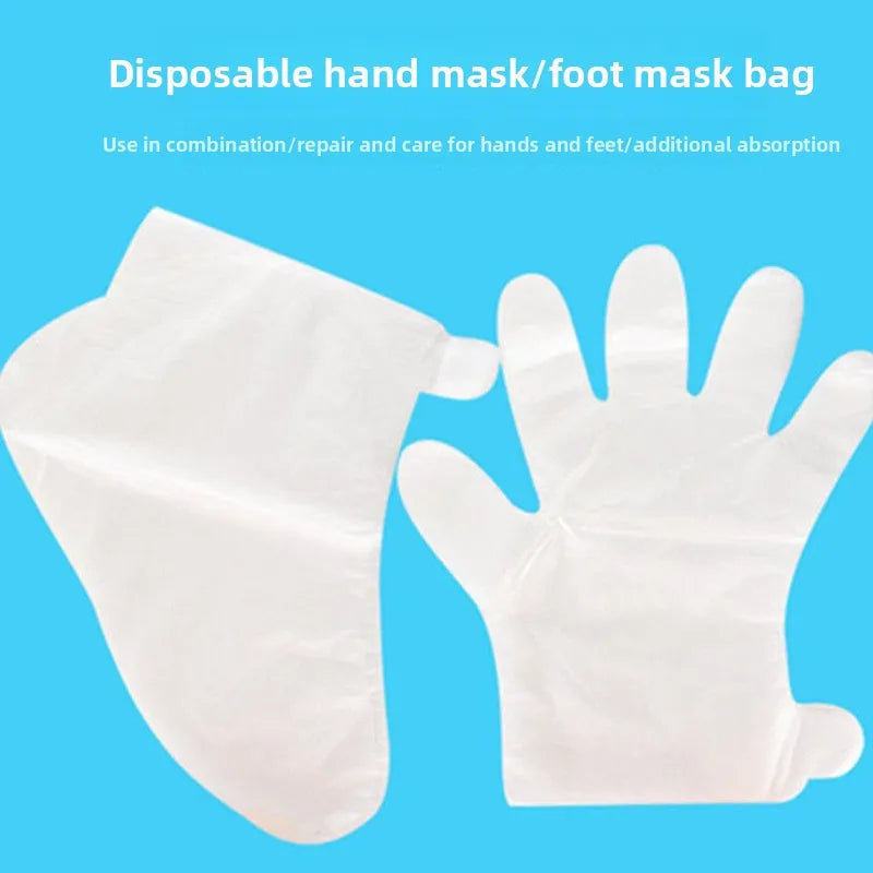 Disposable Moisturizing Hand & Foot Sleeves – Waterproof Wrap Foot Care Sleeve Babs