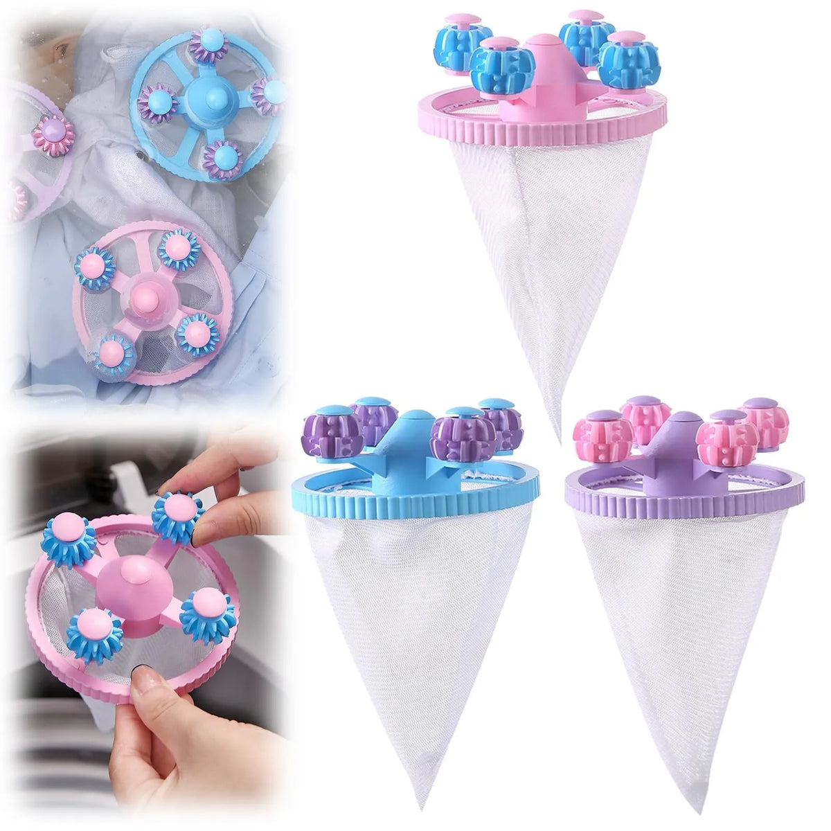 Pet Hair Remover Filter Bag for Washing Machine | Lint Catcher Laundry Filter Bag Babs