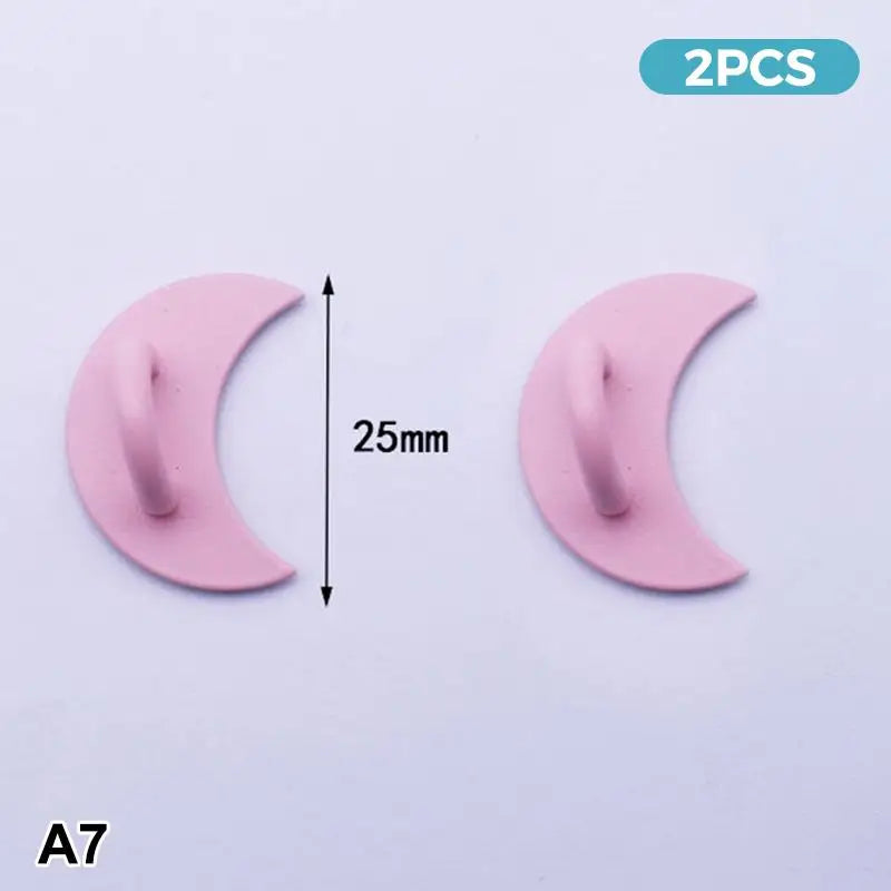 2pcs Adhesive Metal Phone Charm Holder & Keychain Loop Hook Phone Charm Holder Babs A7